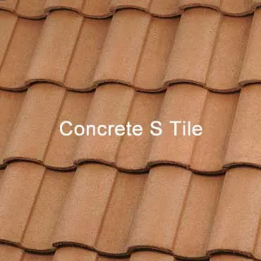 concrete s tile roofing material