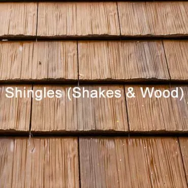 wood shake roofing material
